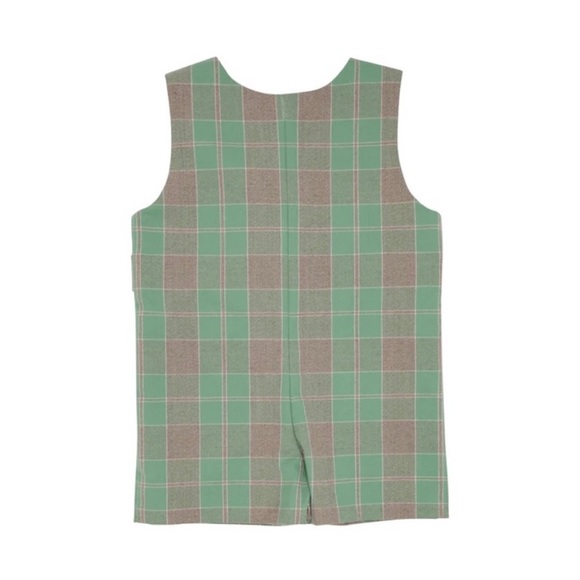 TBBC The Beaufort Bonnet Company Jack Keene Jon Jon Mirador Place Plaid 6 12 M - Picture 2 of 8